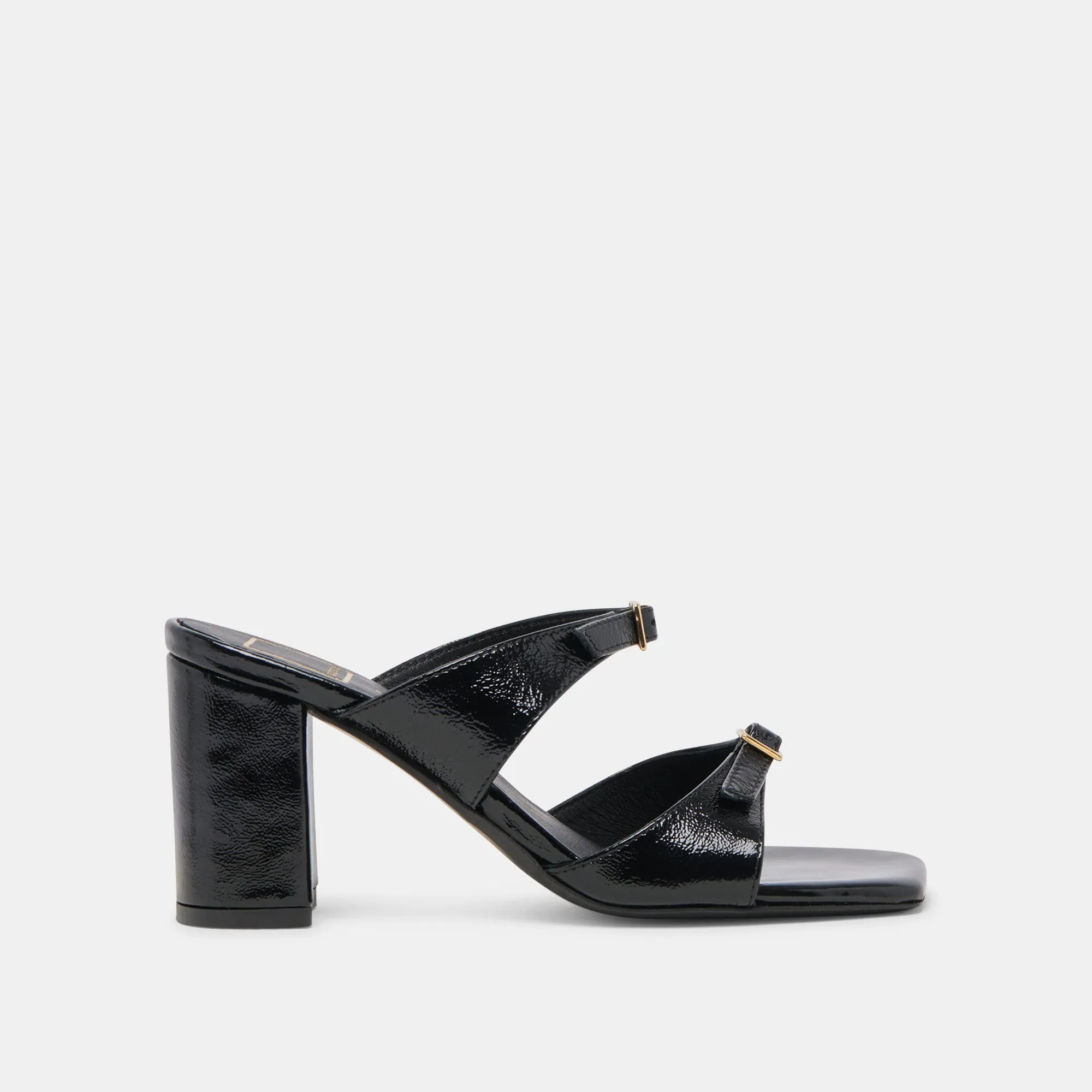 SHANE HEELS MIDNIGHT CRINKLE PATENT Casual Day Heels