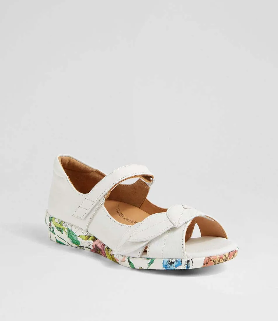 ZIERA DISCO WHITE BRIGHT FLORAL Canvas