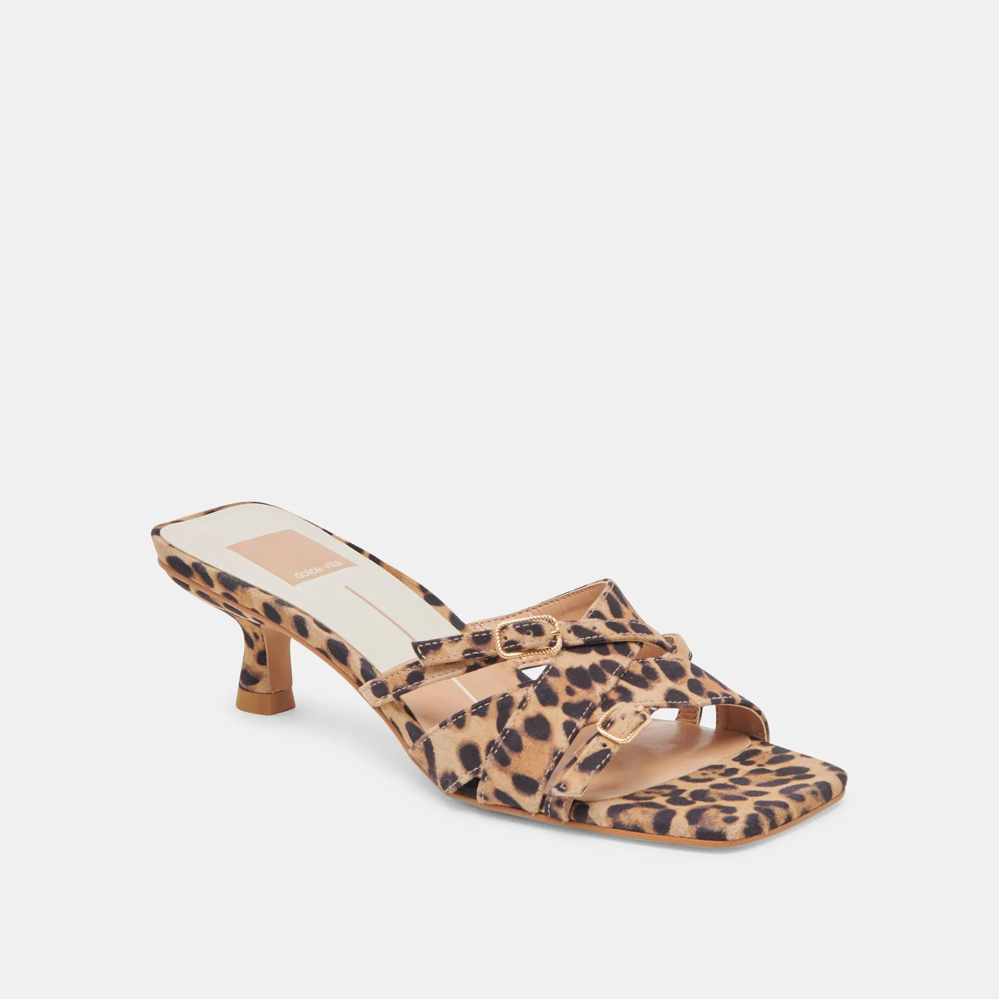 BRYANT HEELS DK LEOPARD SUEDE Smart High Heels High Heel Shoes
