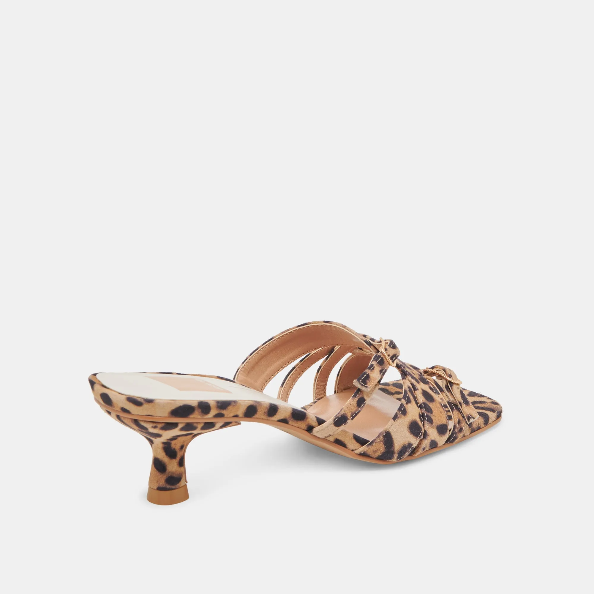 BRYANT HEELS DK LEOPARD SUEDE Lightweight Upper