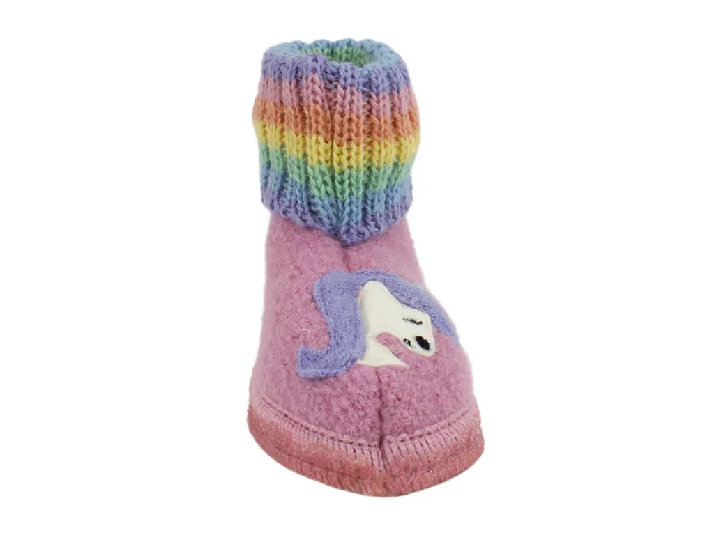 Haflinger Children's slippers Fairy Tale Pink Fast Go