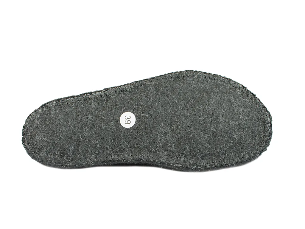 Haflinger Slippers Alaska Graphite Cold Safe Summer Heat