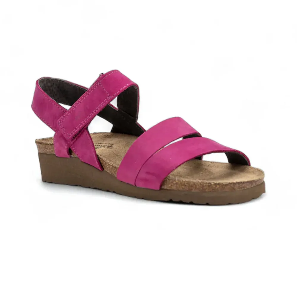 Walking Stretchable Material Kayla Sandal Pink Plum (7806-C57)