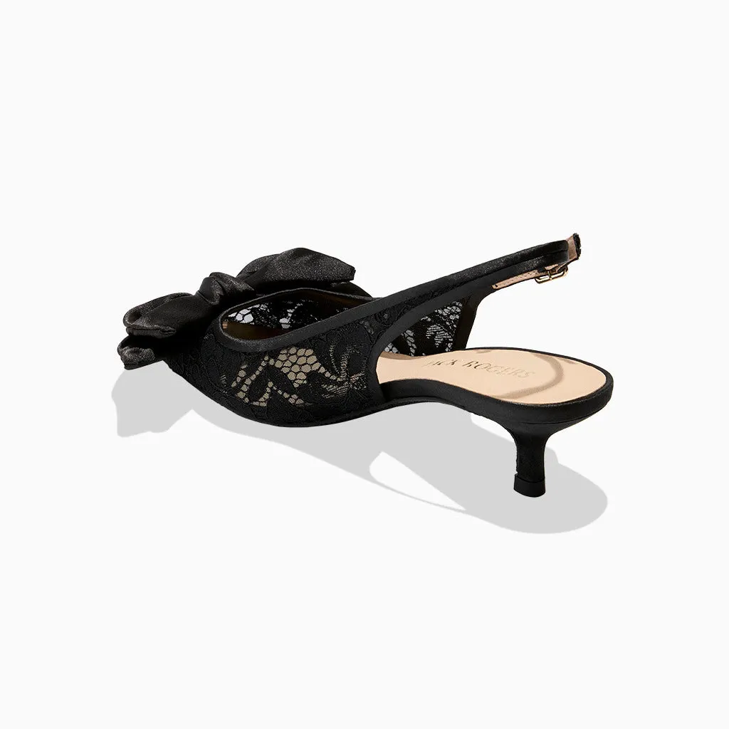 Moist Guard Calm Tone Debra Sling Back Kitten Heel
