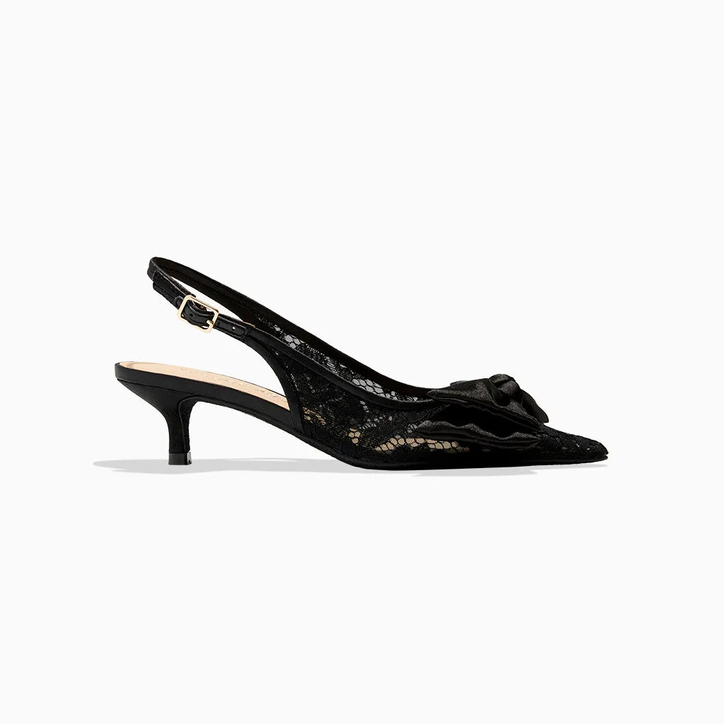 Debra Sling Back Kitten Heel Island Vibe Classic