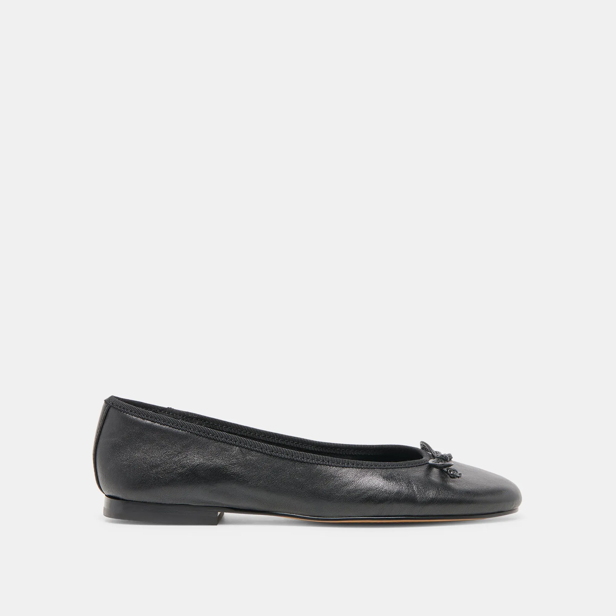 RITLA BALLET FLATS BLACK LEATHER Lagoon Step Travel Day