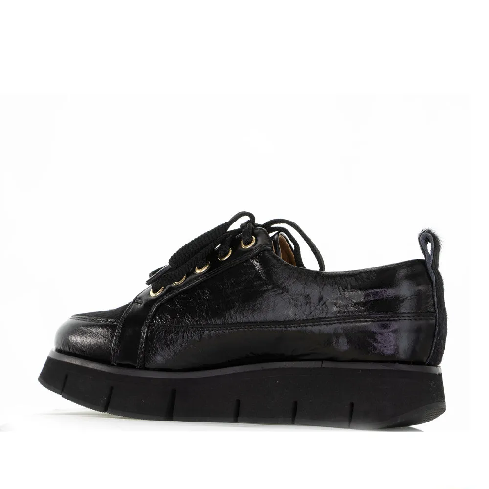 ALFIE & EVIE BINDI BLACK PATENT Everyday Dark Edge