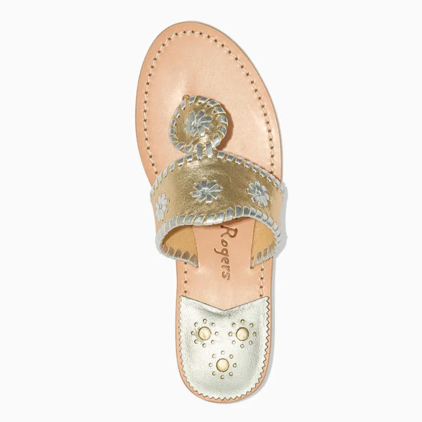 Comfortable Wear Jacks Leather Flat Sandal