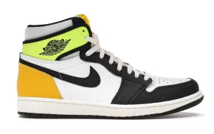 Impact Cushion Reinforced Toe Guard Jordan 1 Retro High White Black Volt University Gold