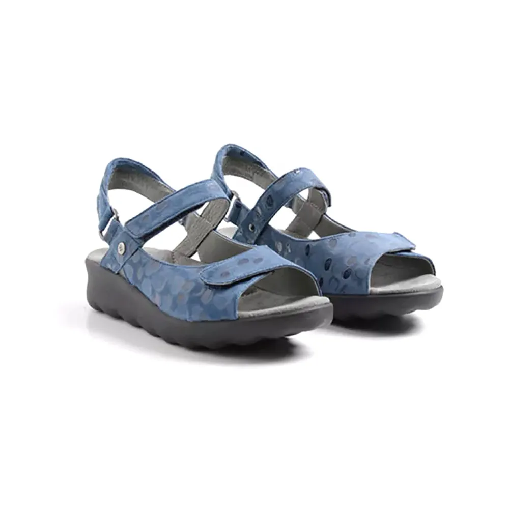 Wide fit King Strong Pichu Sandal - 12-800 Blue Circles