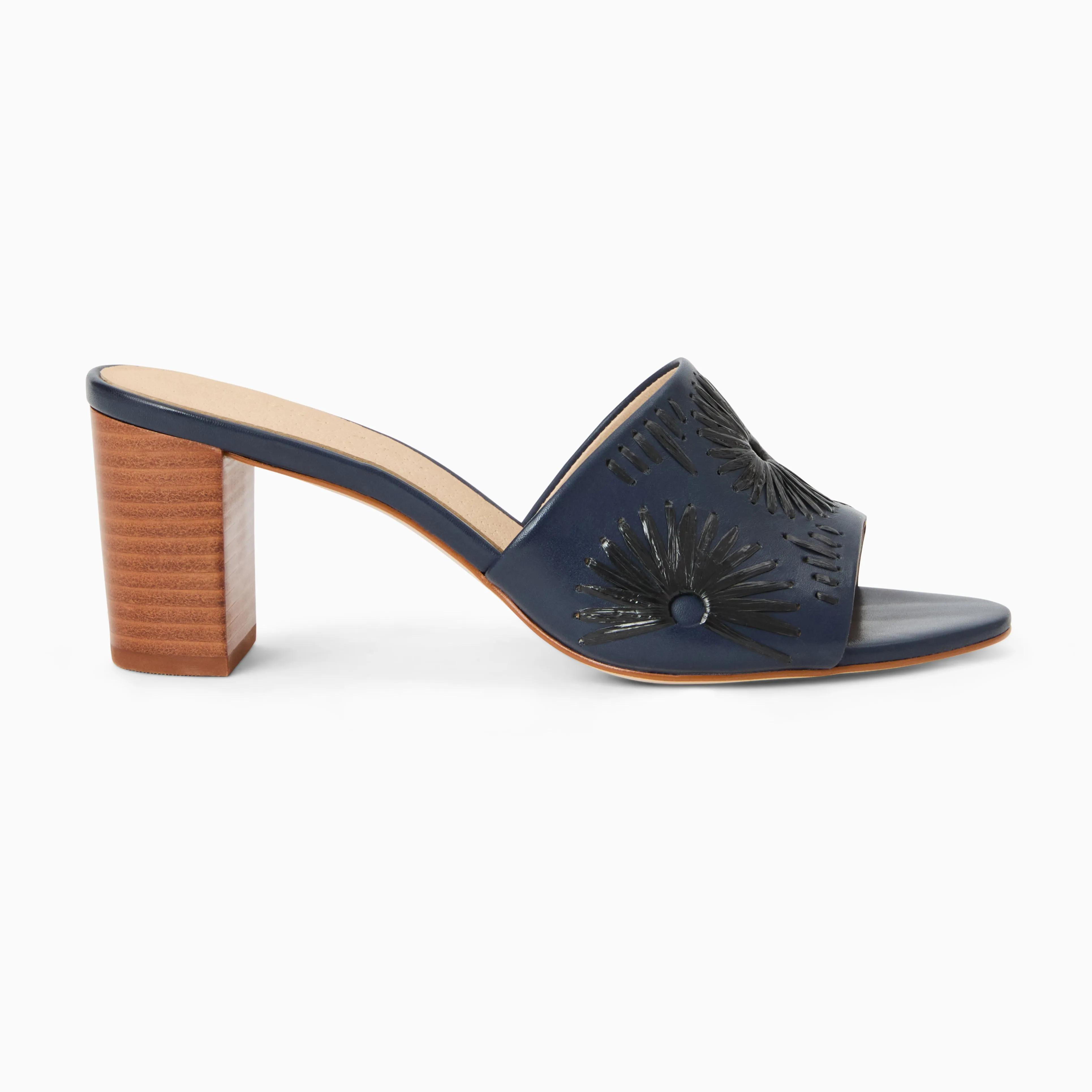 Modern Susie Leather Sandal Heel