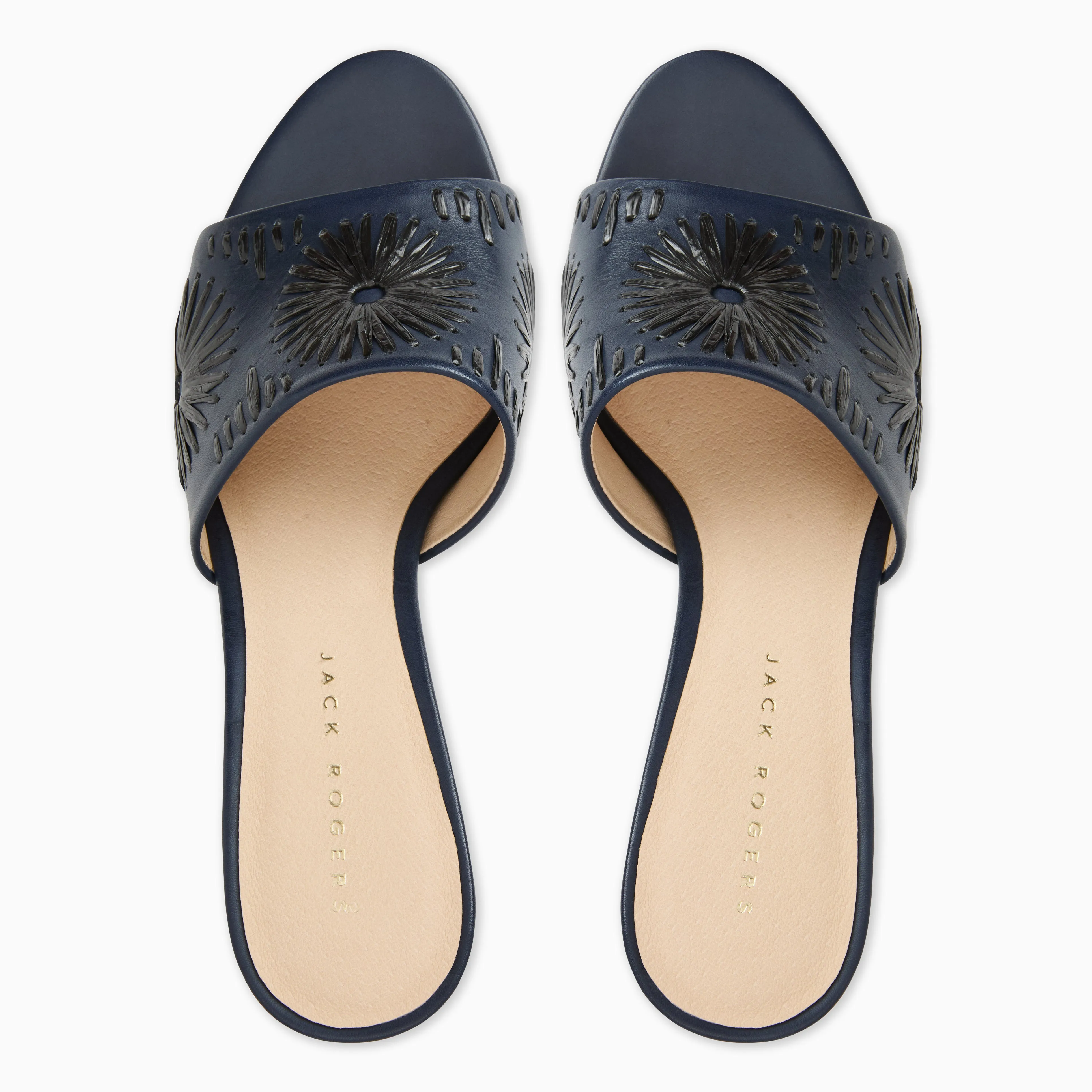 Beach Fun Italian Glam Susie Leather Sandal Heel