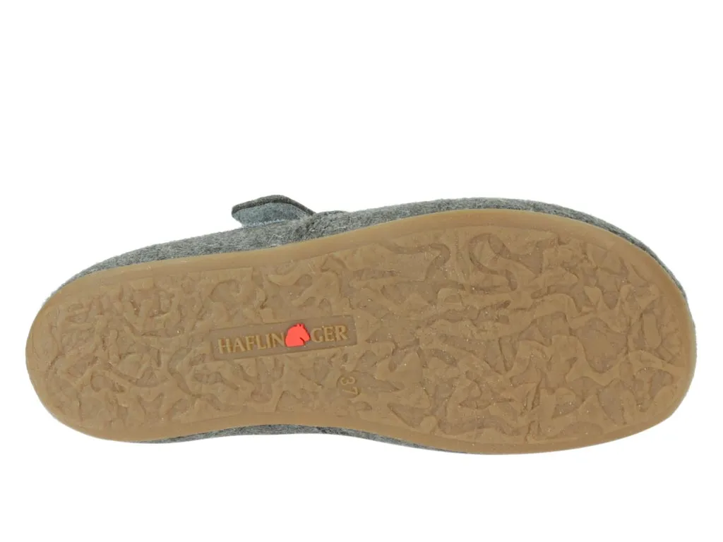 Elasticated Haflinger Slippers Everest Focus Anthracite