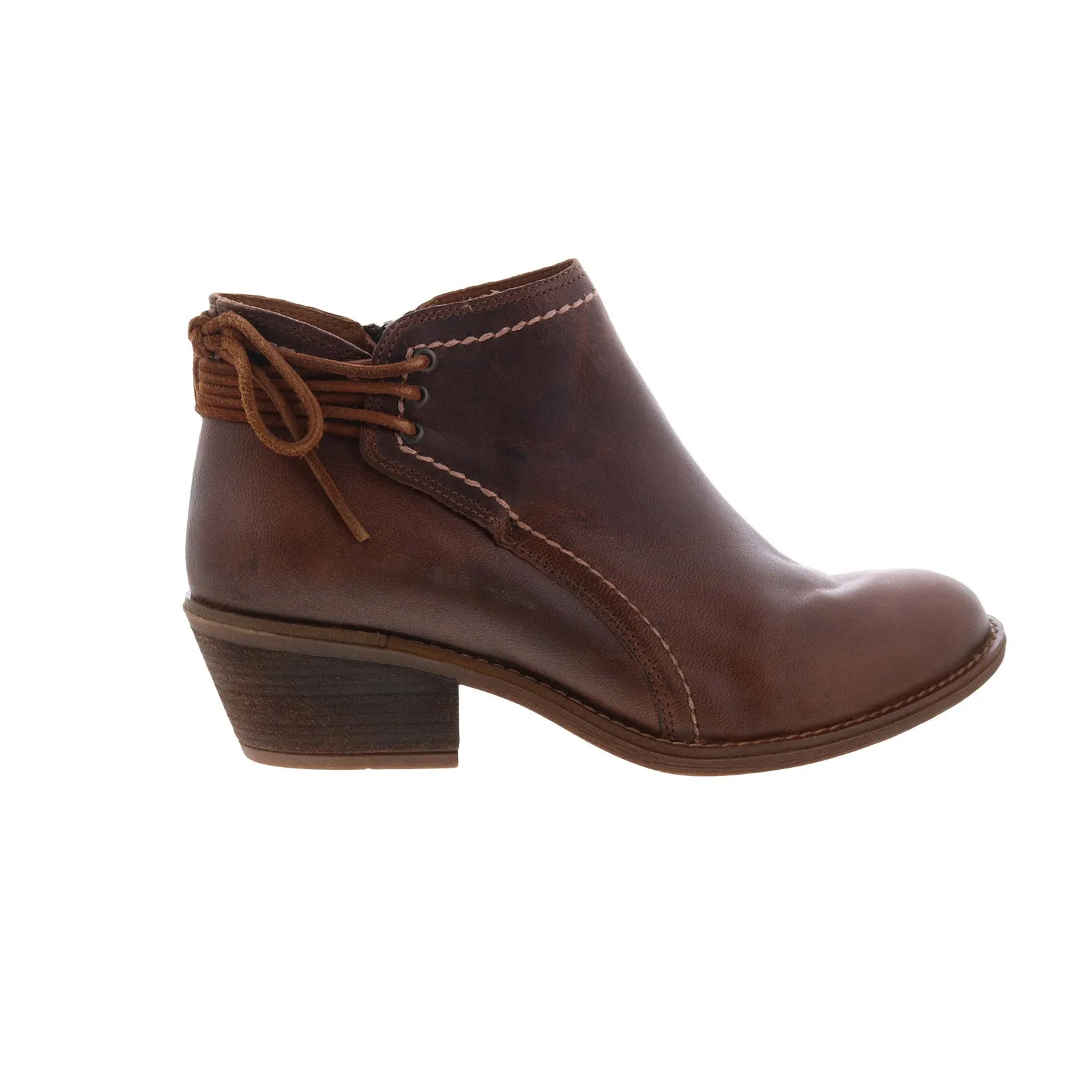 Sofft Aleah SF0070341 Womens Brown Leather Zipper Ankle & Booties Boots Thermal Barrier