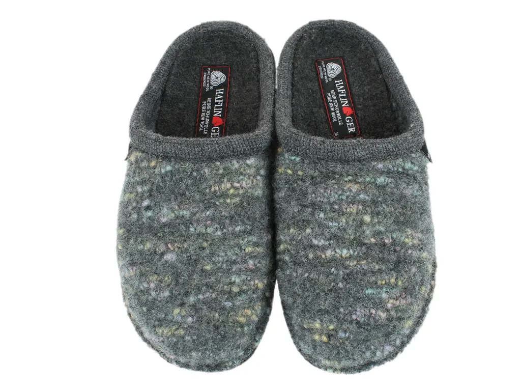 Mono Style Marathon Fit Haflinger Slippers Flair Enjoy Anthracite
