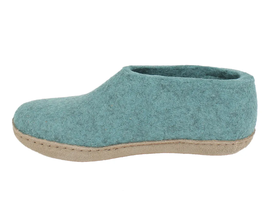Smooth Soles Lightweight Midsole Glerups Closed Slippers Sea Blue