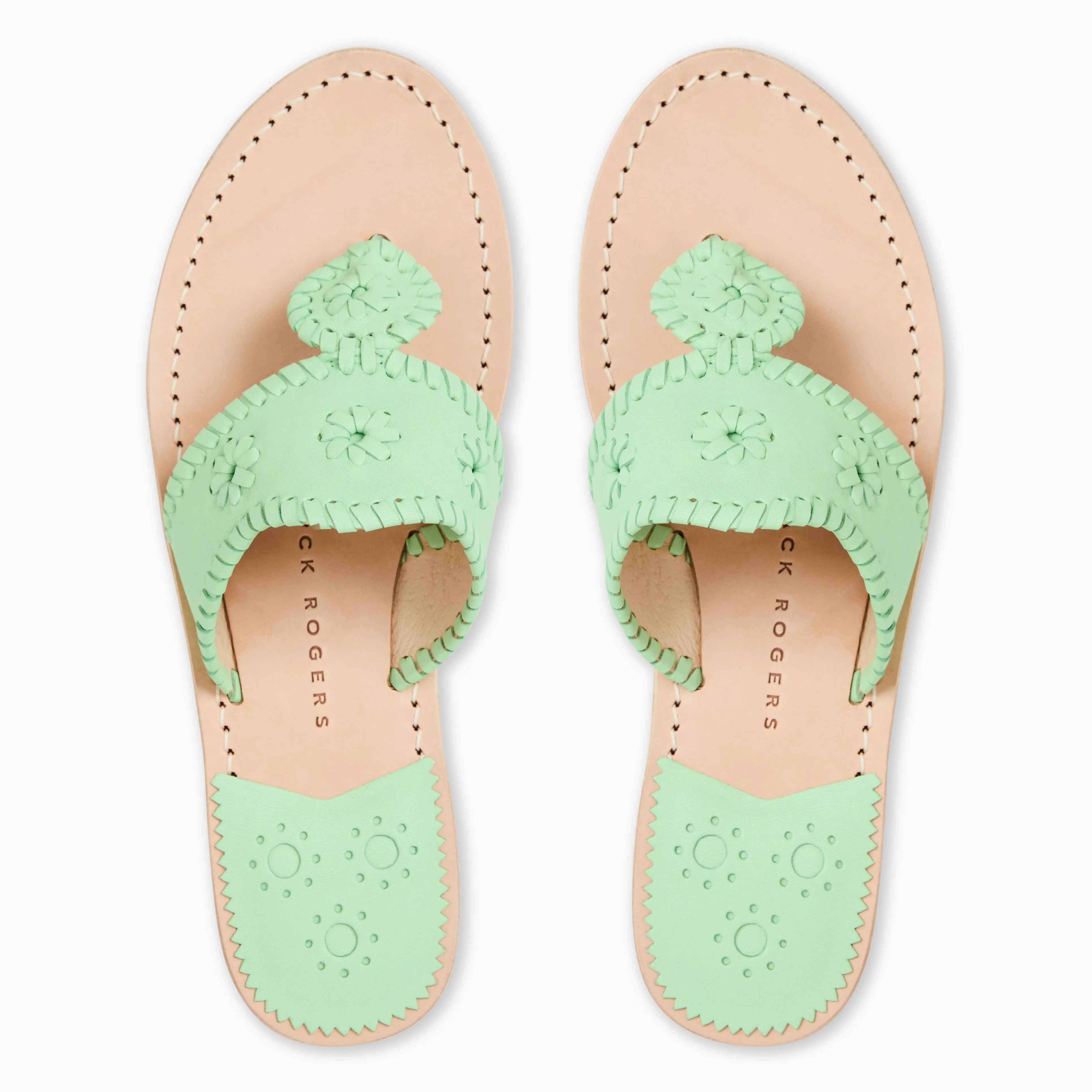 Jacks Leather Flat Sandal Autumn Cool
