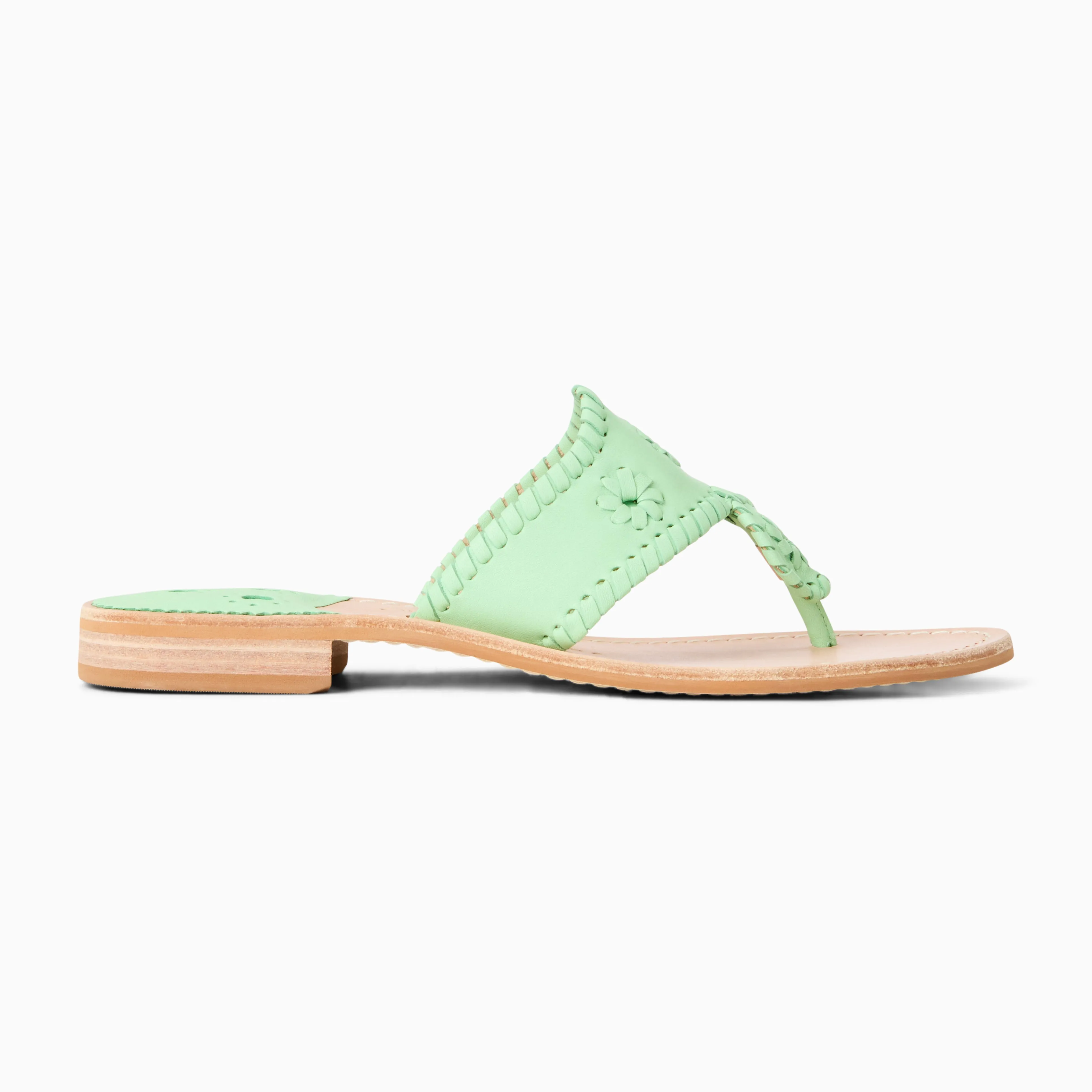 Jacks Leather Flat Sandal Closet Core Meta Move