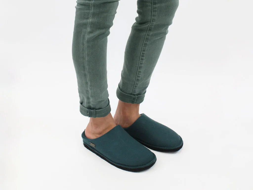 Quick Fit Relaxation Comfortable ankle Haflinger Slippers Flair Soft Teal