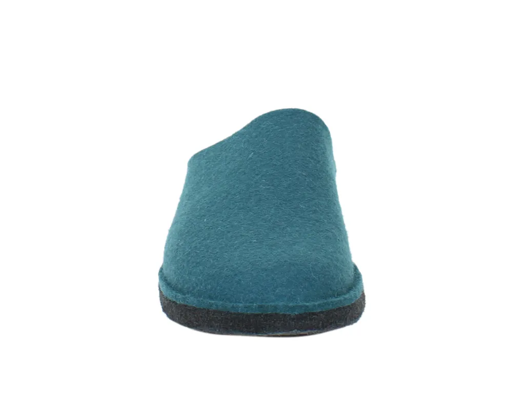 Haflinger Slippers Flair Soft Teal Relaxed Comfort