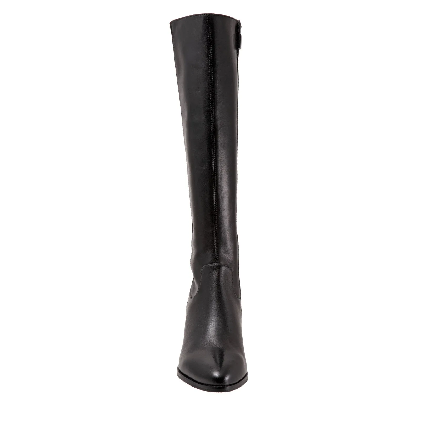 Outdoor Freedom Trotters Kirby Wide Calf T2067-001 Womens Black Leather Knee High Boots