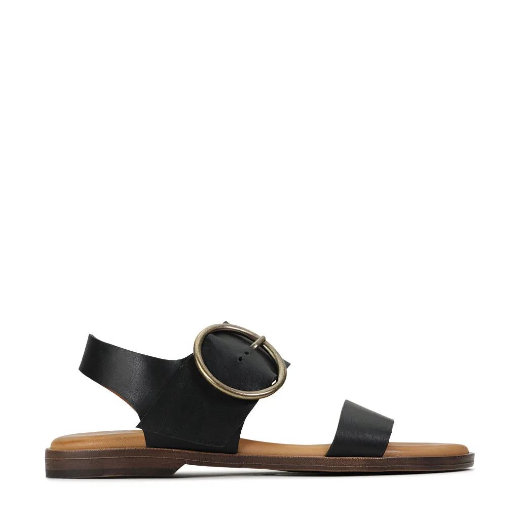 Signature grip KASSIDY LEATHER ANKLE STRAP SANDALS