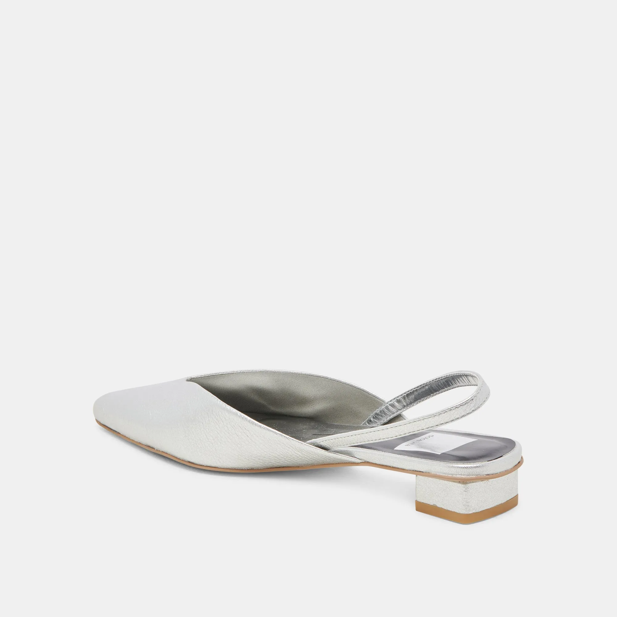 BYANCA FLATS SILVER DISTRESSED LEATHER Royal Mood