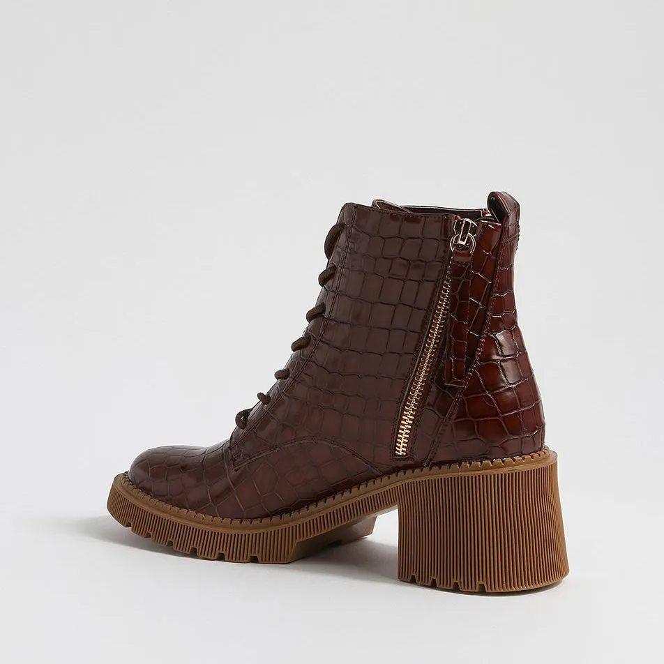 Mid Length Lace-Up Style DJANGO & JULIETTE ZYAN NUTMEG