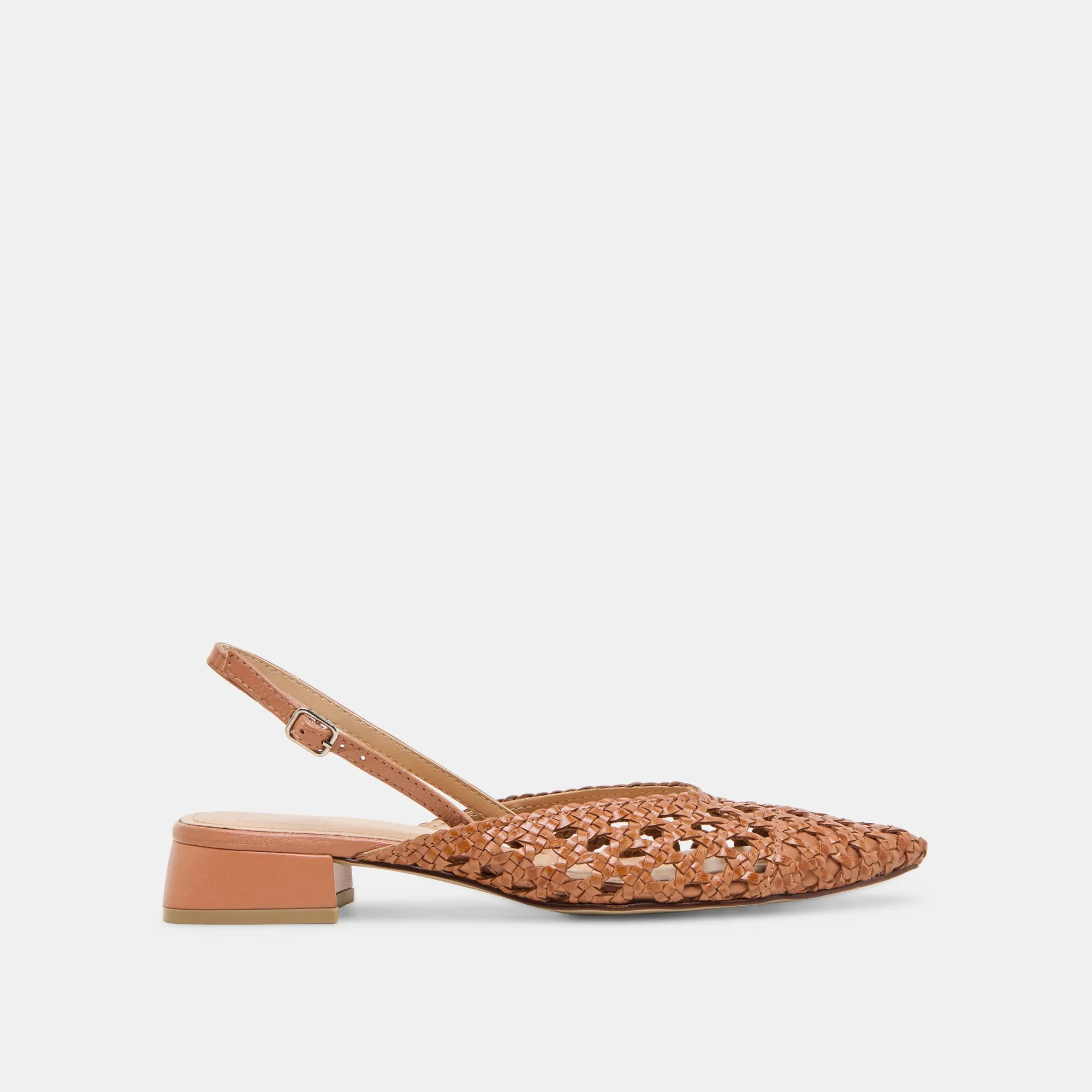 Reef Step Stylish Comfort BIRDIE FLATS TAN WOVEN LEATHER