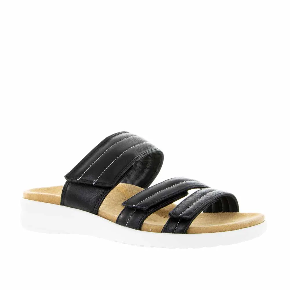 ZIERA BARBRA BLACK WHITE SOLE Foot Free