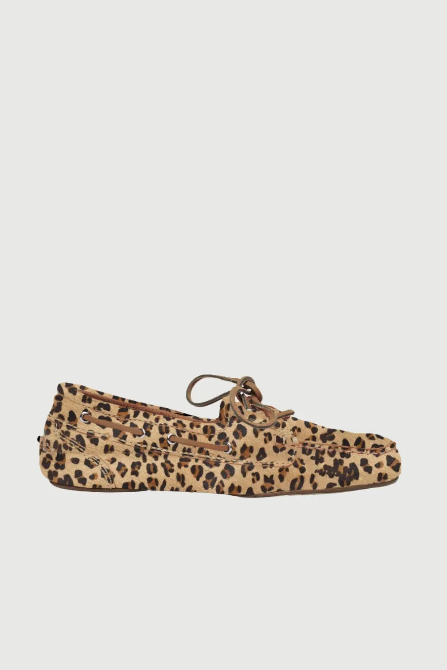 Ivy loafers in Leopard print Calf Hair Daily Safe