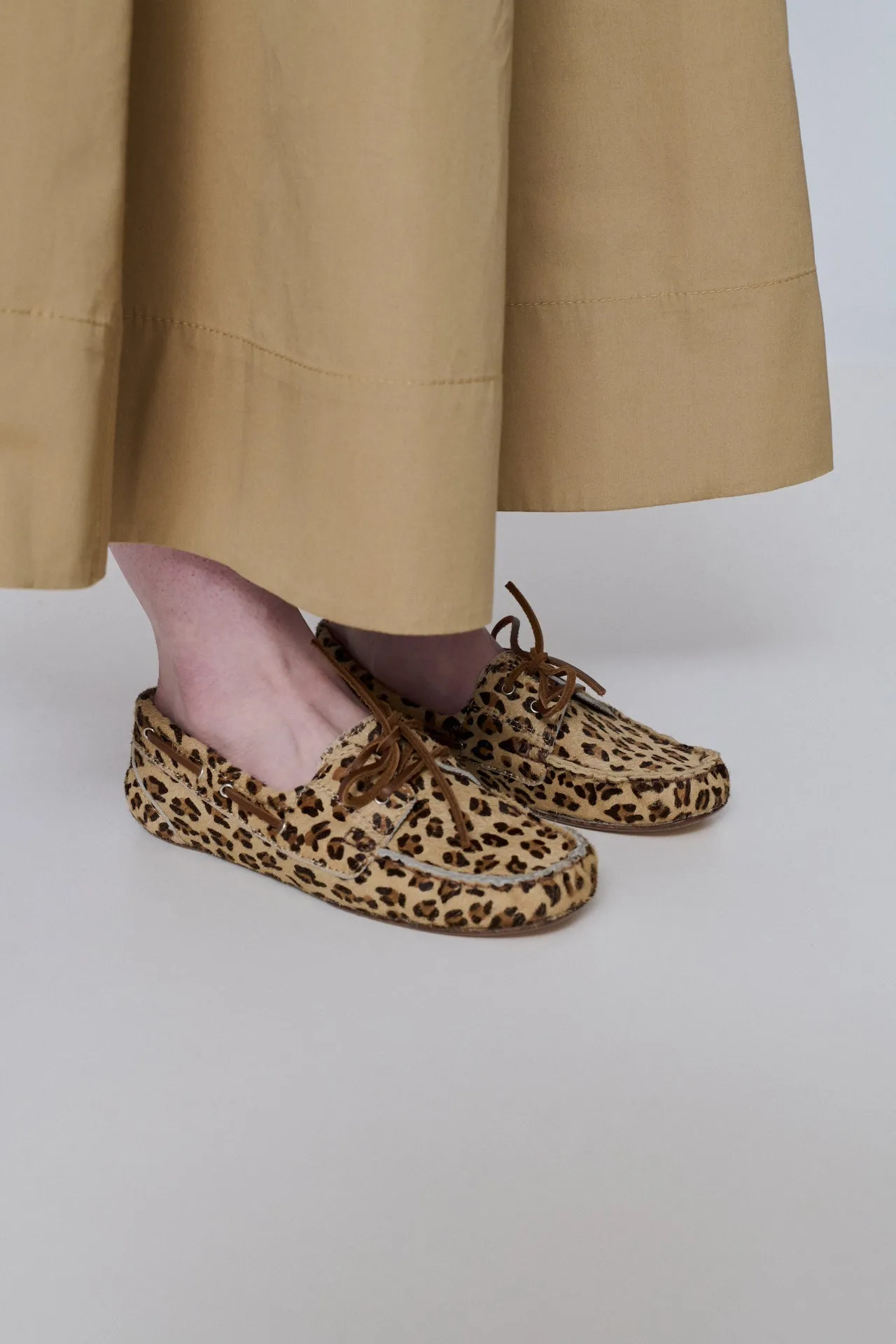 Ivy loafers in Leopard print Calf Hair Even Lane