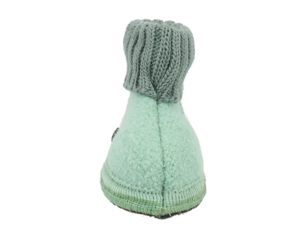 Haflinger Children's slippers Karl Mint Beach Fun Rain Guard