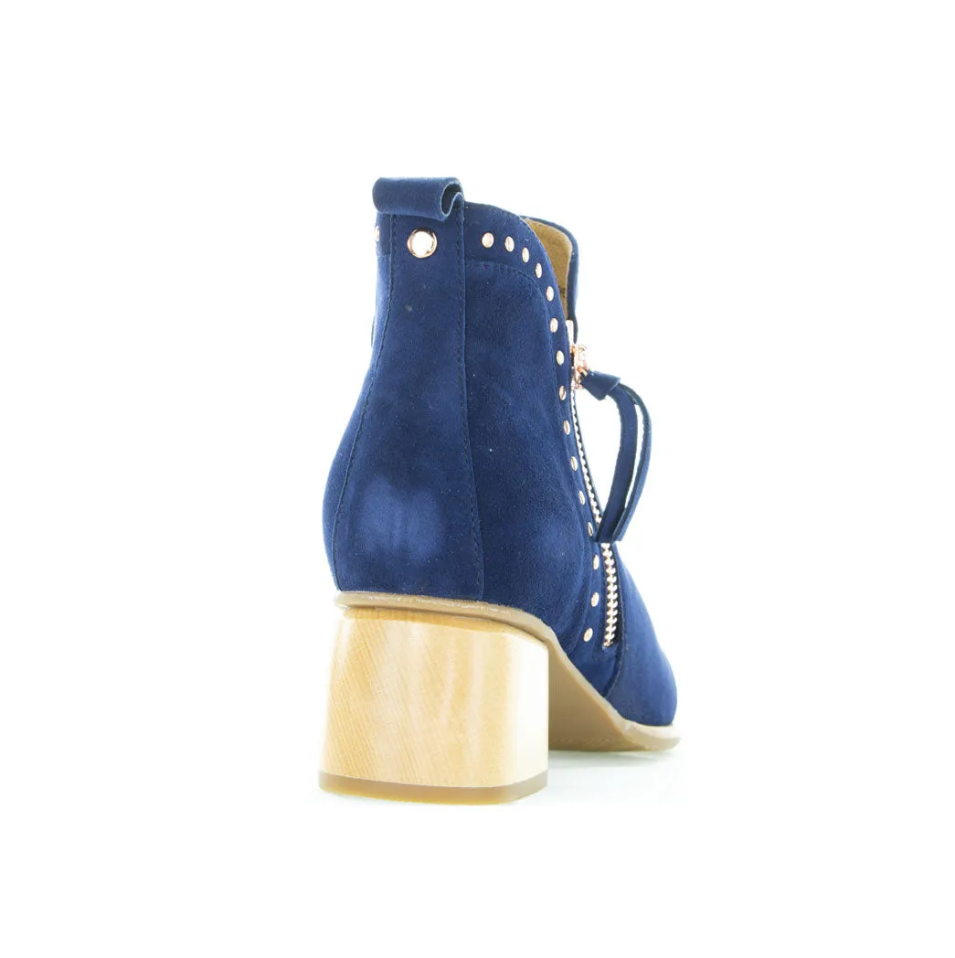 BRESLEY PANACHE NAVY SUEDE sporty women's style traction - reliability - level