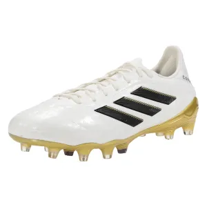 Ball Mastery Game Time adidas Copa Pure III Elite Firm Ground Soccer Cleats (Zero Metallic/Black/Gold Metallic)