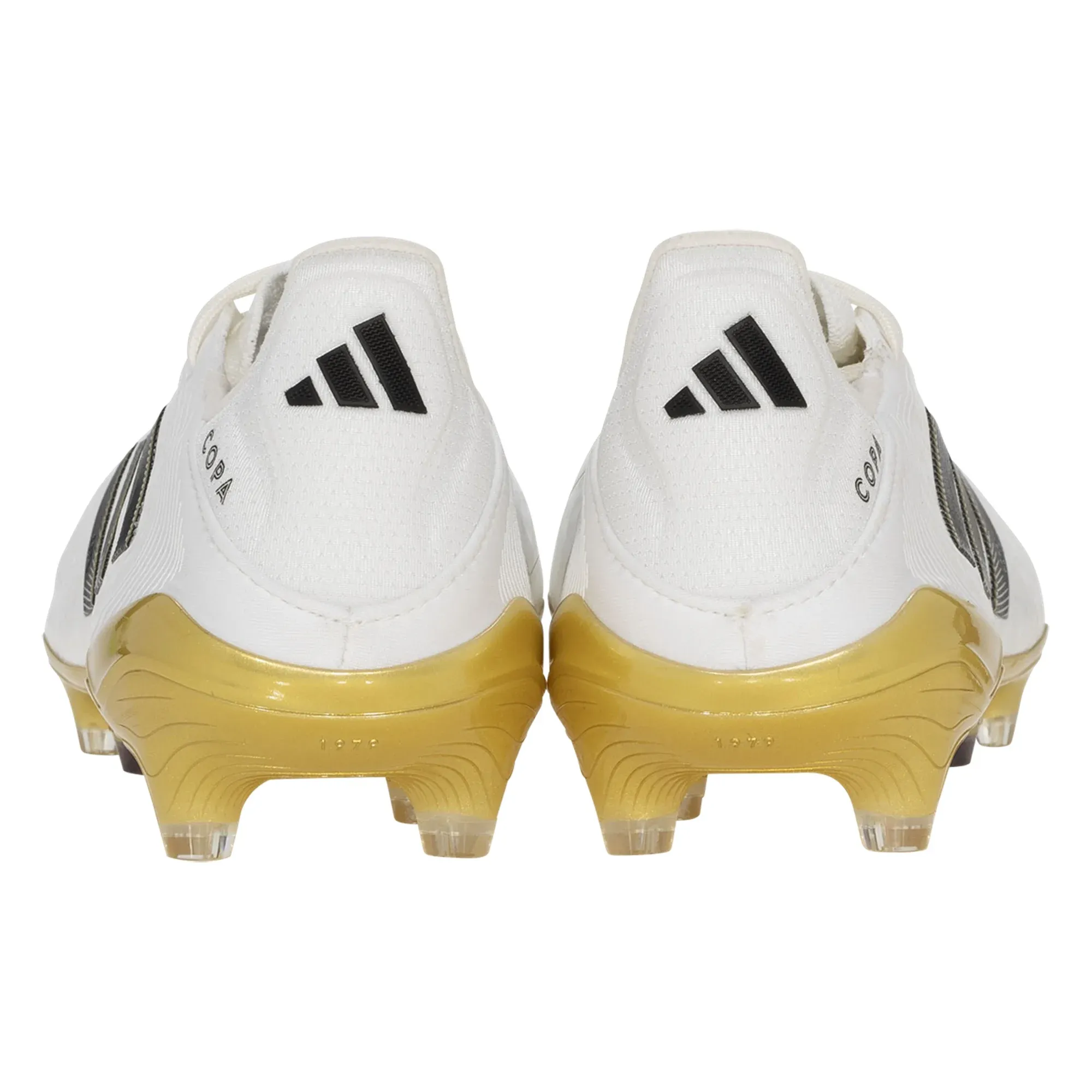 adidas Copa Pure III Elite Firm Ground Soccer Cleats (Zero Metallic/Black/Gold Metallic) Upper Mesh