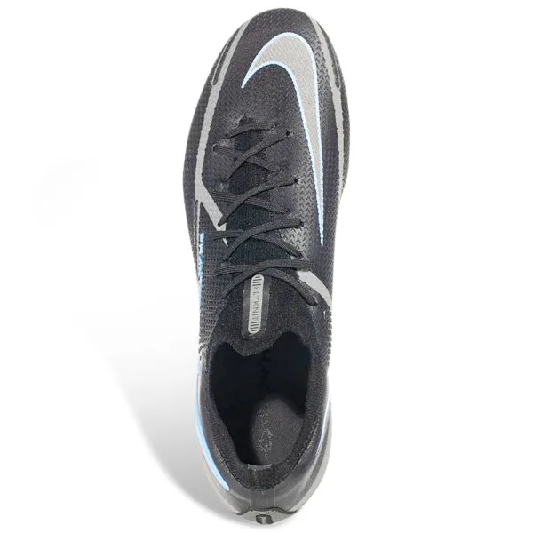 Nike Phantom GT2 Elite FG Soccer Cleats(Black/Iron Grey) Non Slip Youth Player
