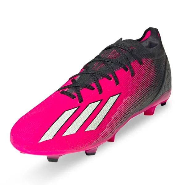 adidas X Speedportal.2 Firm Ground Soccer Cleats (Team Shock Pink/Black) Traction Fit