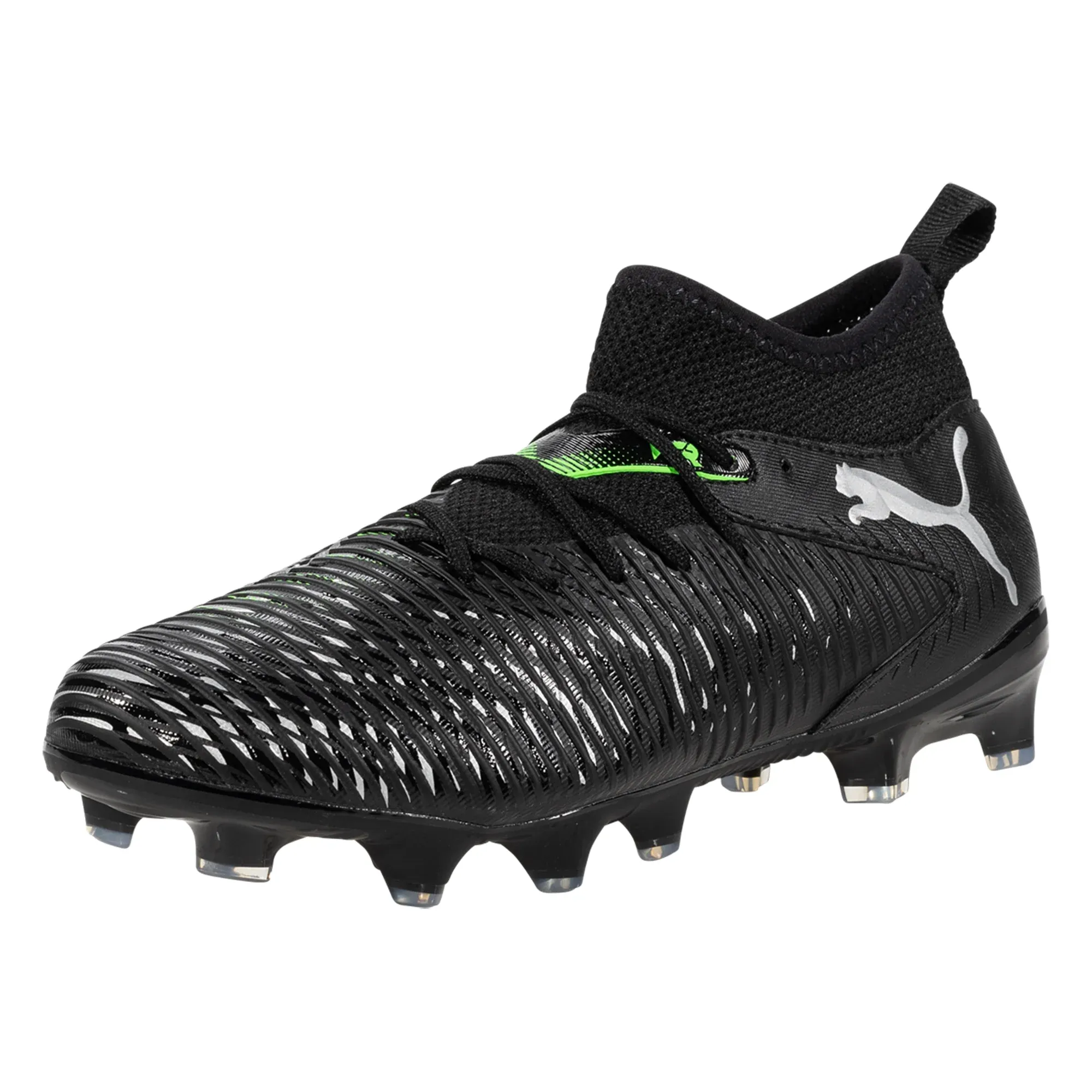 Game Routine Puma Future 8 Match FG/AG Soccer Cleats (Black/Cool Grey)