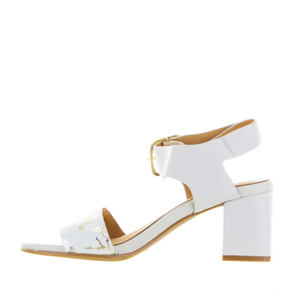 Boho Chic Heels BRESLEY SARCOSI GREEN GARDEN