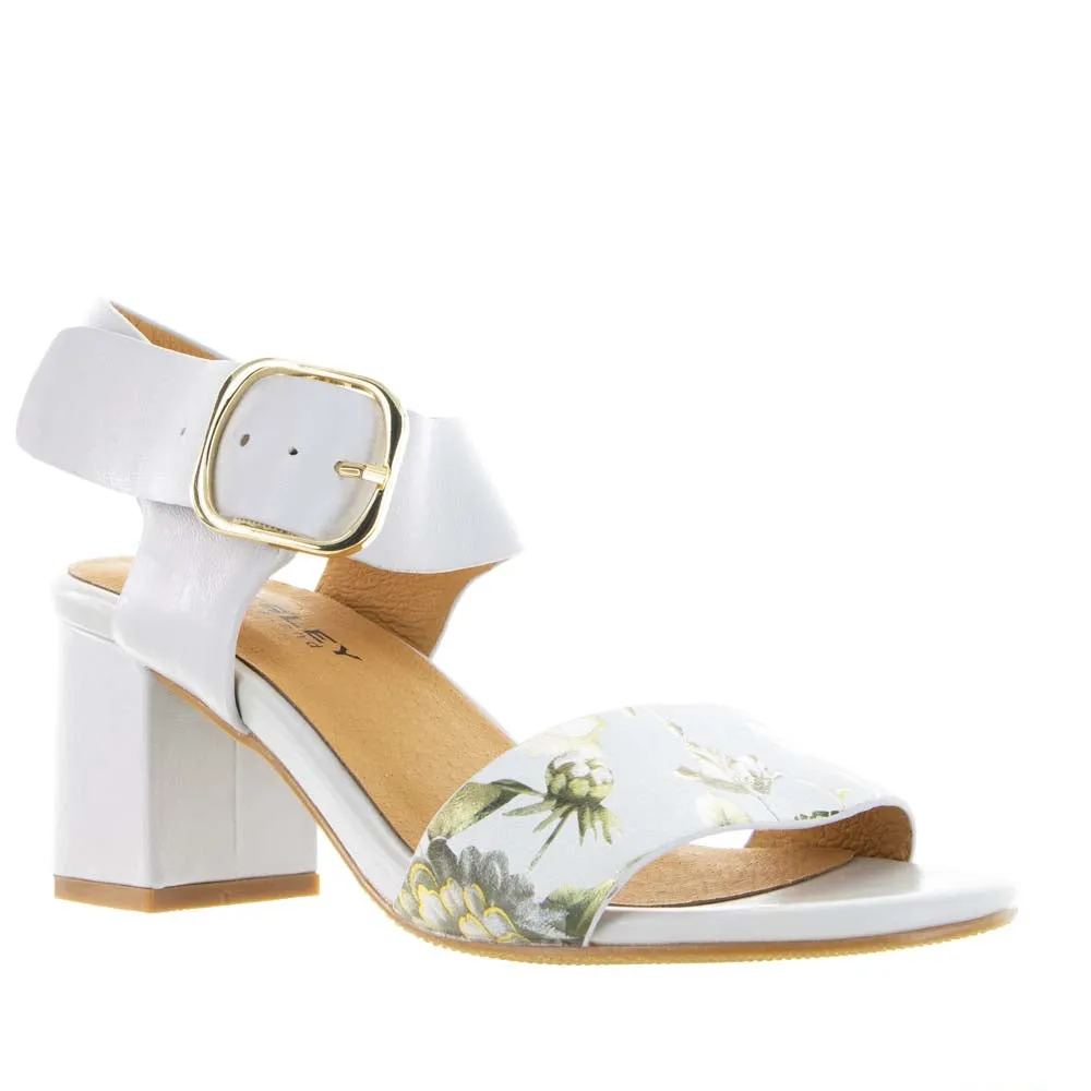 Peep Toe Sandals BRESLEY SARCOSI GREEN GARDEN