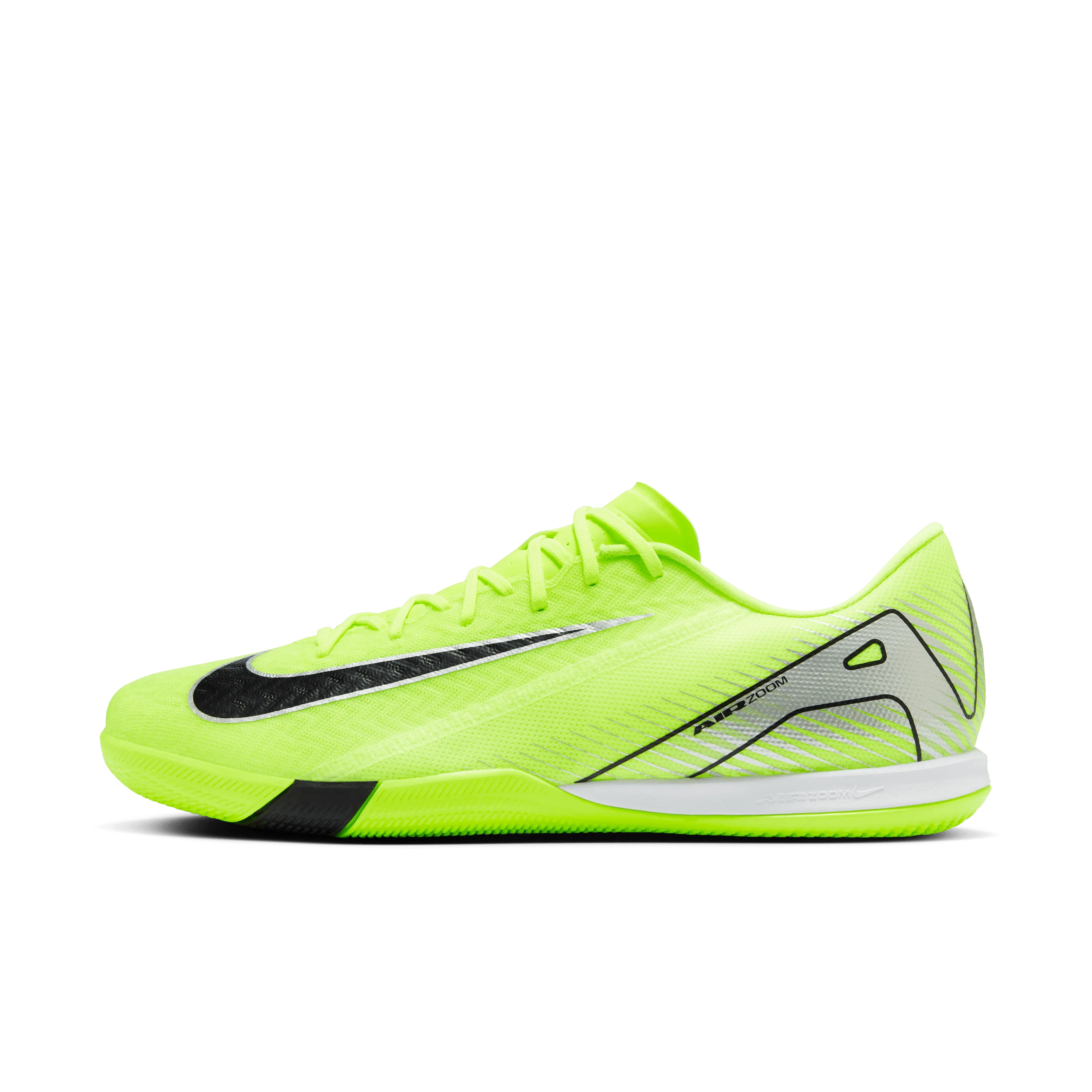 Nike Mercurial Vapor 16 Academy IC Indoor Football Shoes (Volt/Black) Bold Tone City Run