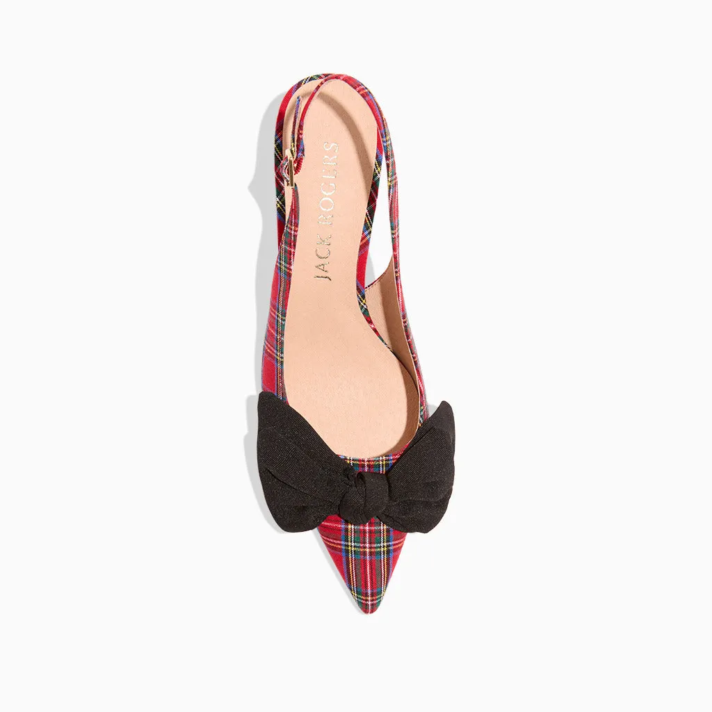 Debra Sling Back Kitten Heel Soft Material King Strong