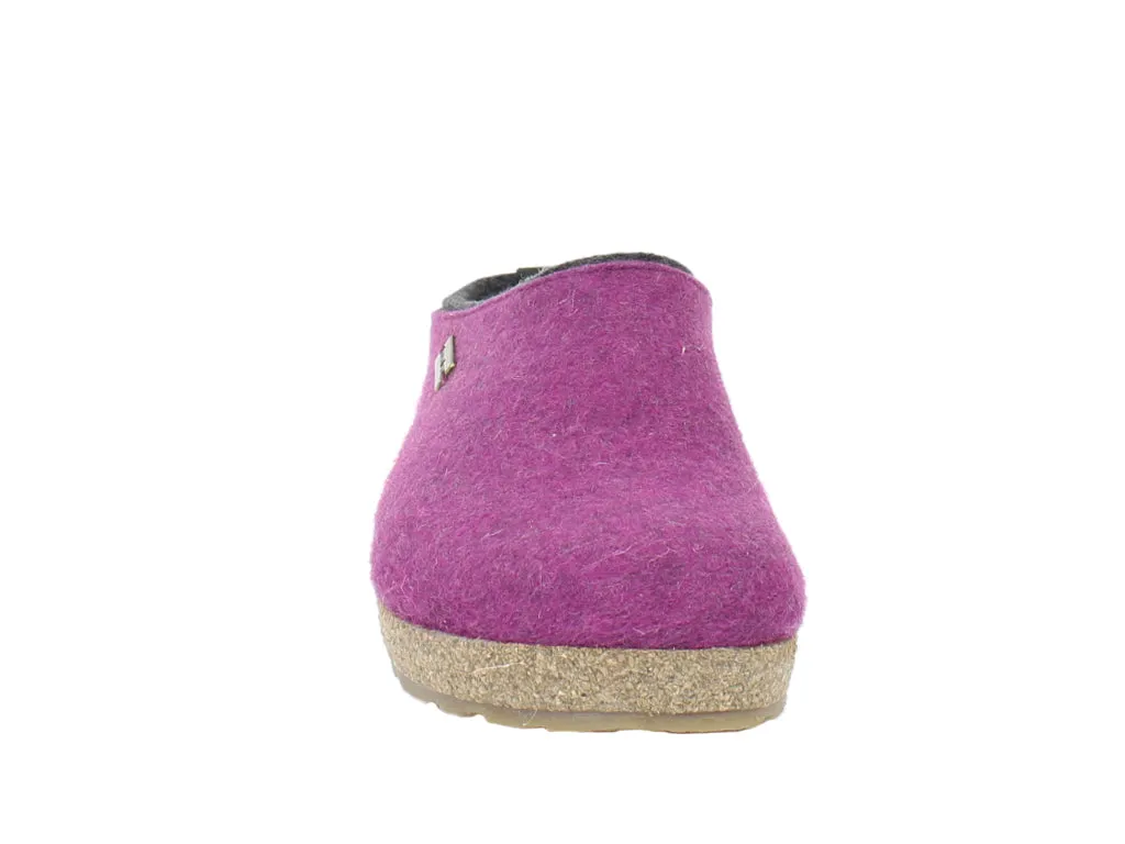 Elastic Sling Haflinger Clogs Grizzly Kris Mulberry