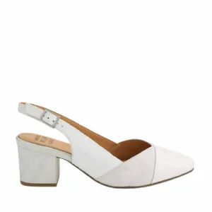 Ziera Vabra White Mix Bridal Pumps