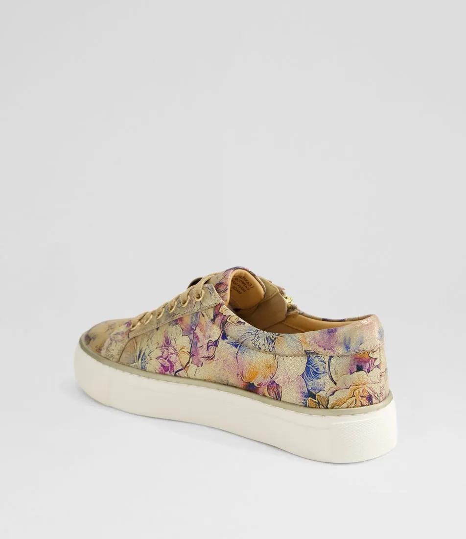 ZIERA PAMELA GOLD VINTAGE FLORAL Secure fit