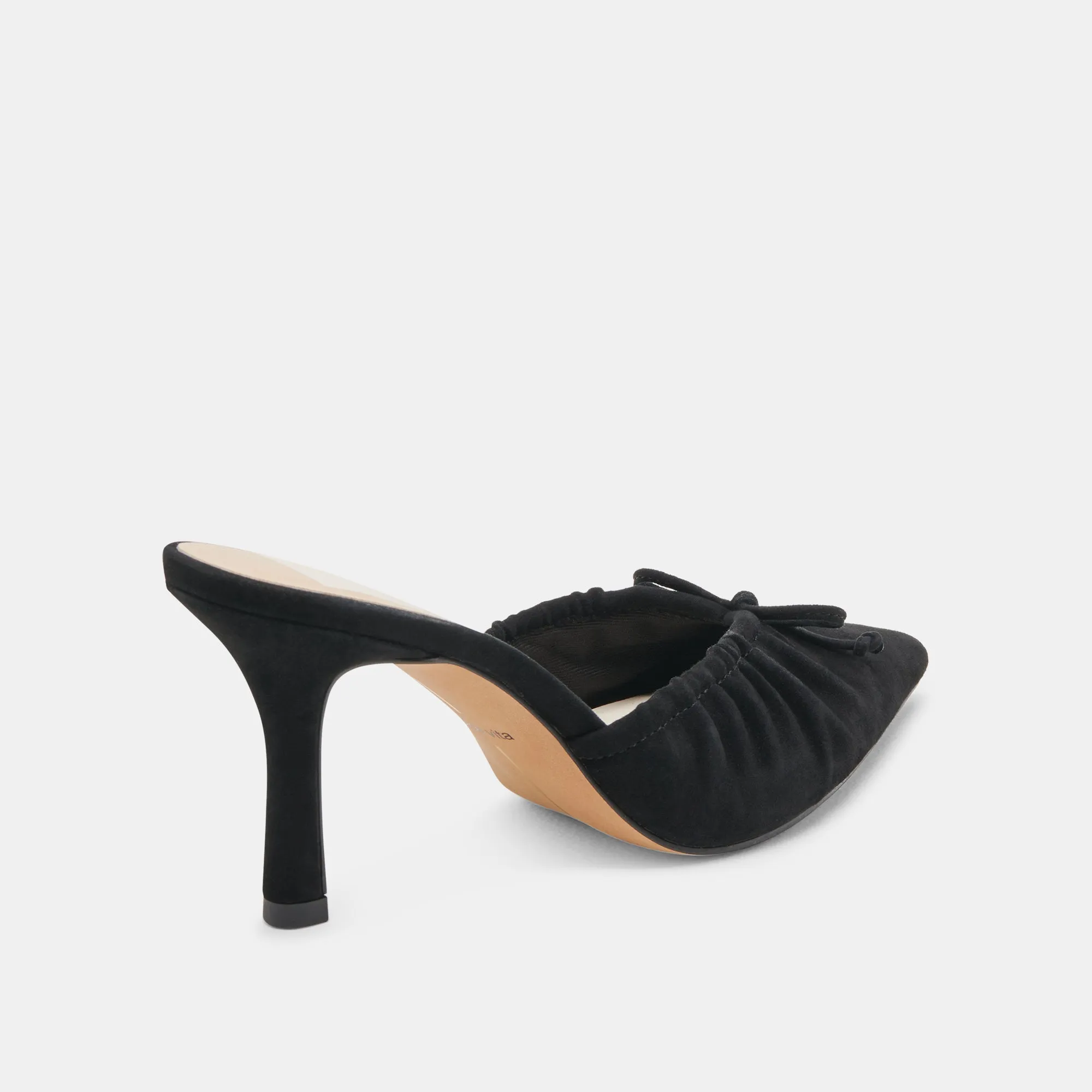 KAIRI HEELS ONYX SUEDE Soft Neutral Peak Mode