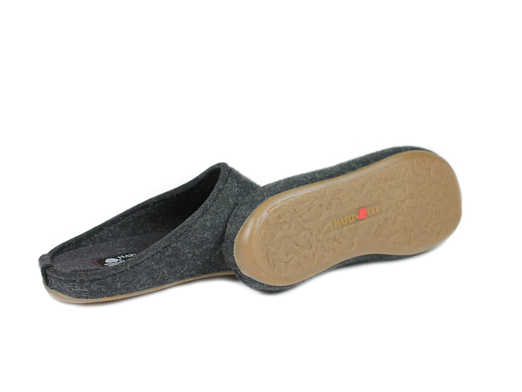 Haflinger Slippers Everest Fundus Graphite Comfortable Fitment