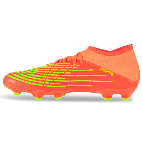 adidas Predator Edge.2 Firm Ground Soccer Cleats (Solar Red/Team Solar Yellow) Team Sport