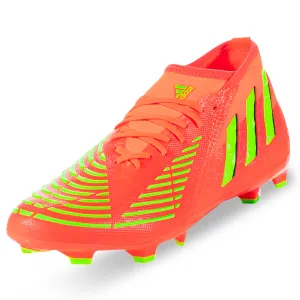 Slippery surface Kick Flow adidas Predator Edge.2 Firm Ground Soccer Cleats (Solar Red/Team Solar Yellow)
